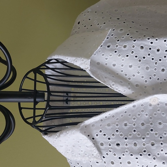 White Eyelet shirt "ALIA", size 14 - Picture 2 of 8